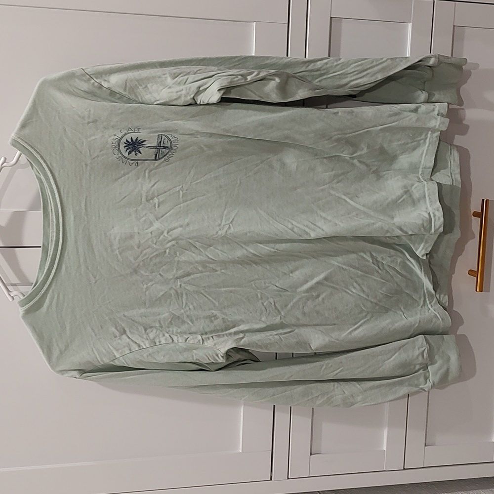 Rainforest Cafe, Mint green long sleeve, size small